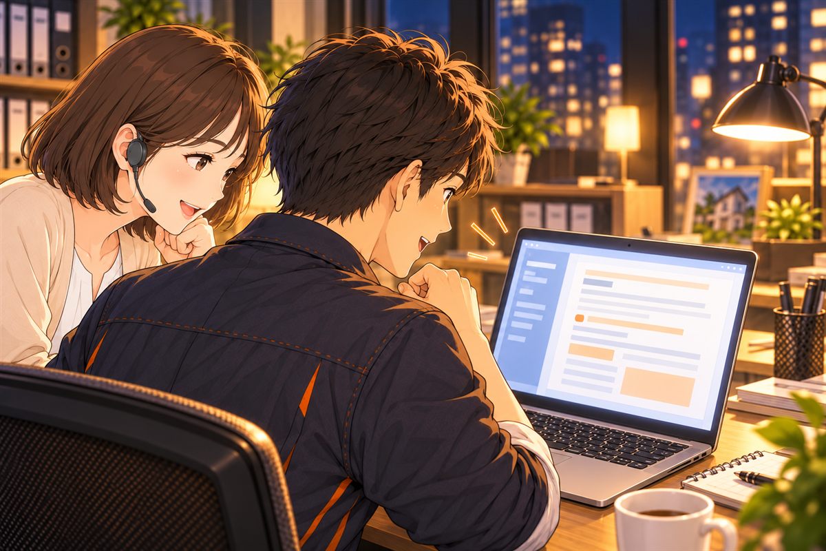 話しかけると下書きが出て、うれしい驚きの社長